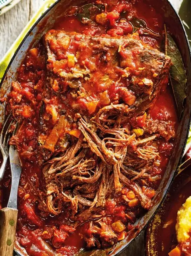 Slow-cooked beef brisket ragu