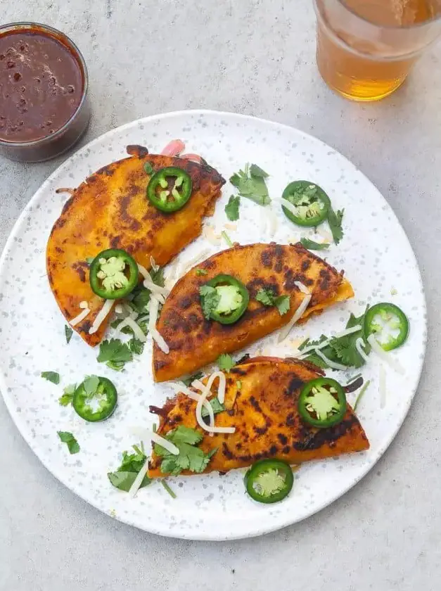 Smoked Brisket Birria Tacos