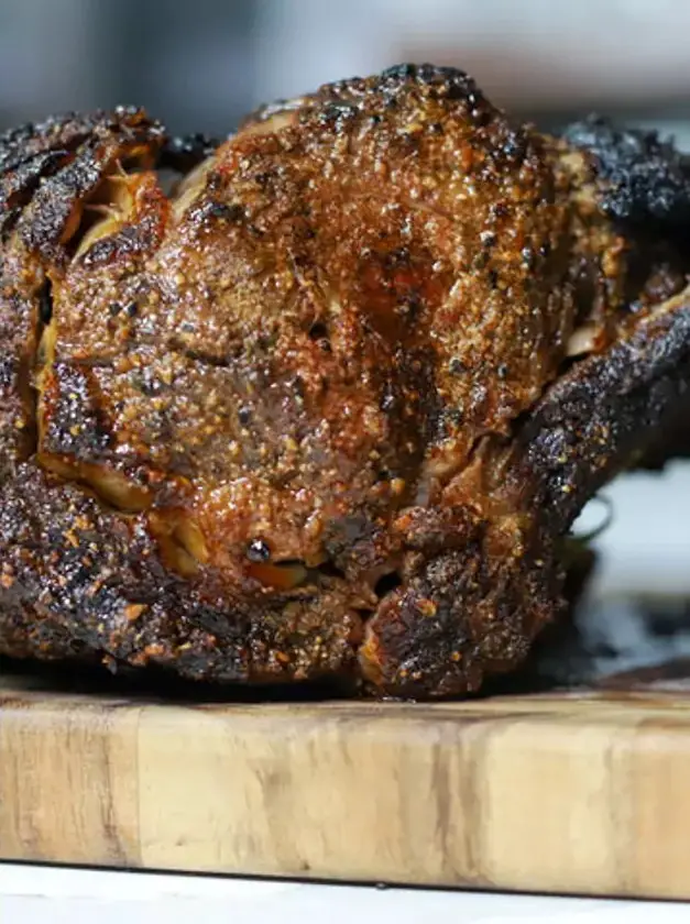 Dry Aging Standing Rib Roast with Hollandaise Sauce