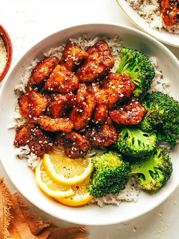 Sticky Honey Lemon Chicken