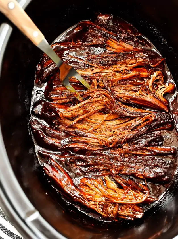 Slow Cooker BBQ Beef Brisket