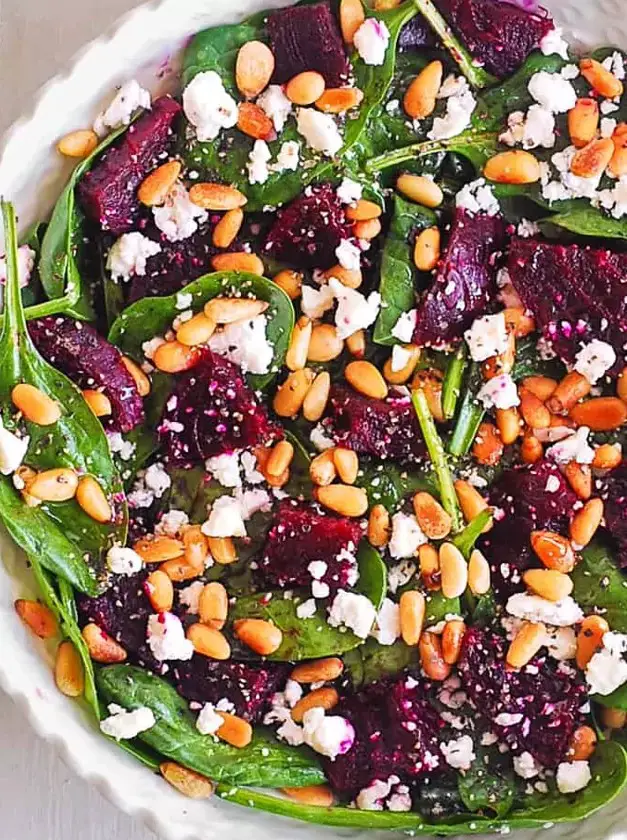 Simple Beet Salad with Goat Cheese