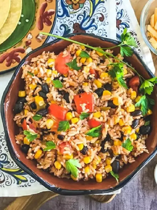 Instant Pot Mexican Rice with Corn and Black Beans