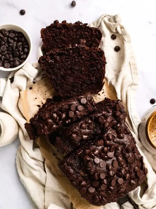 Vegan Chocolate Banana Bread