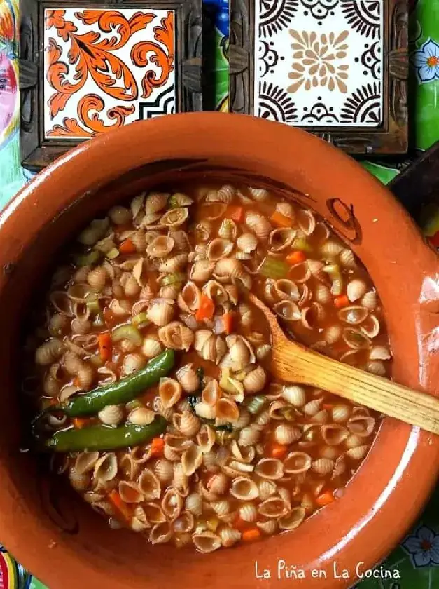 Sopa de Conchas – Mexican-Style Pasta