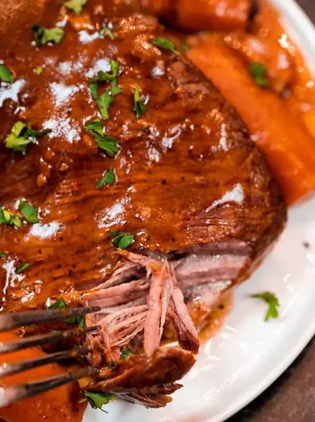 Slow Cooker Red Wine Beef Brisket Recipe