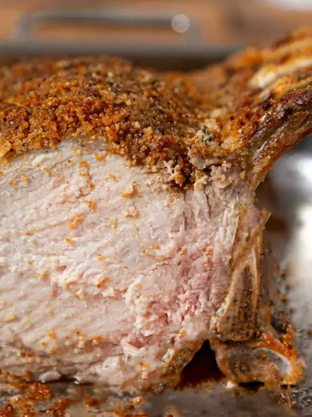 Herb-Crusted Pork Rib Roast