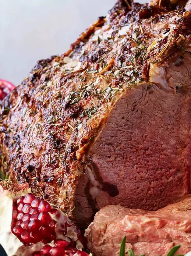 Garlic Herb Standing Rib Roast