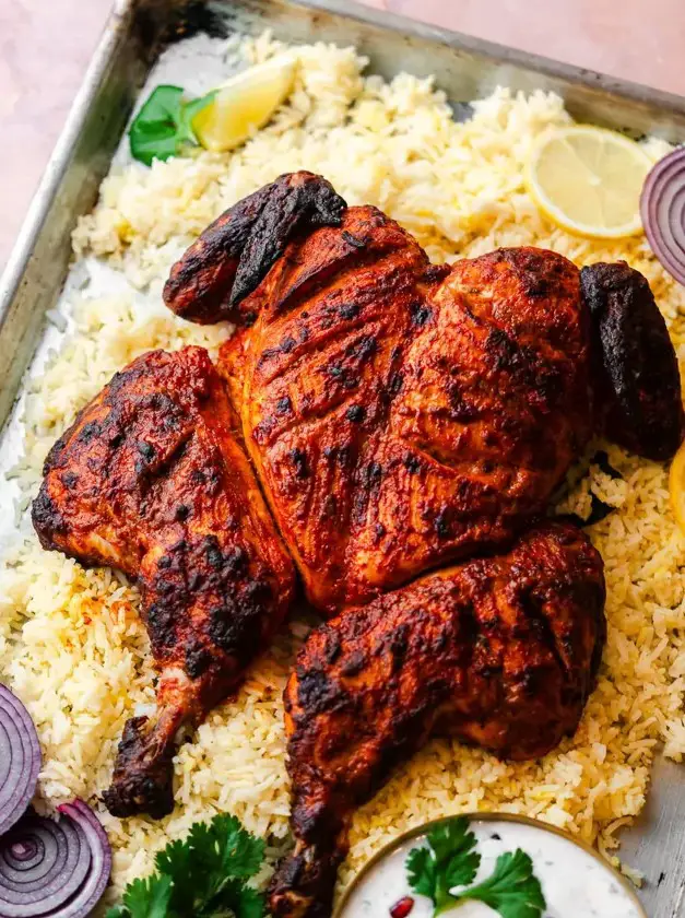 Whole Roasted Tandoori Chicken