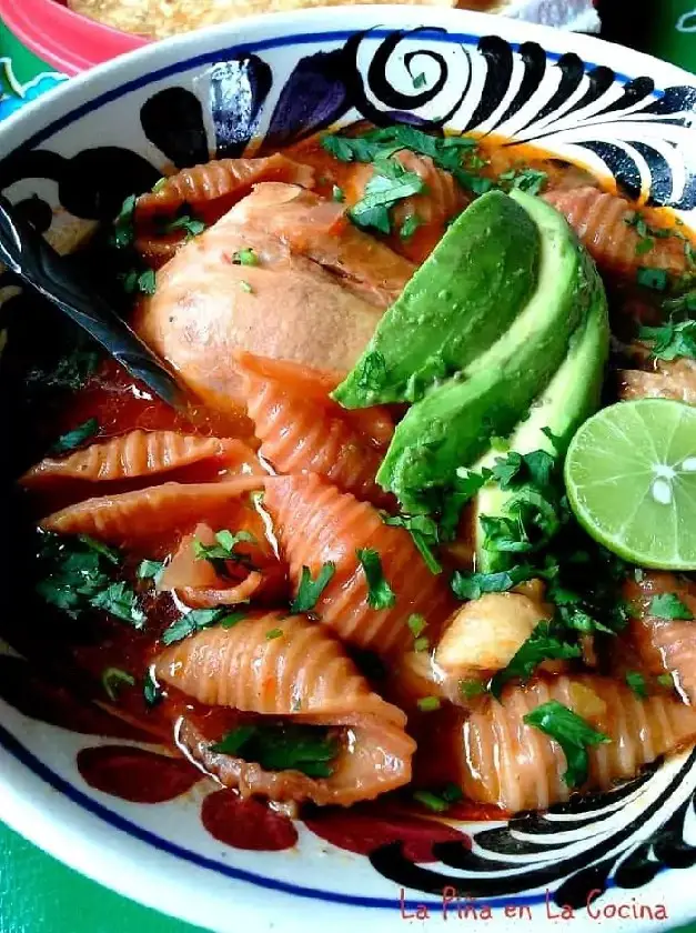 Sopa de Conchas Con Pollo – Chicken and Shells