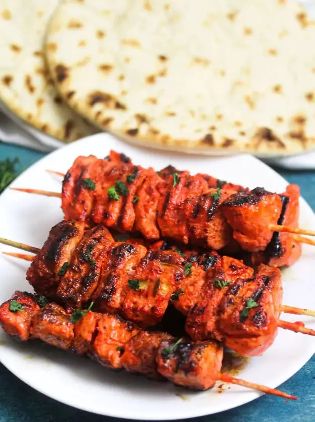 Indian Tandoori Chicken Kebabs