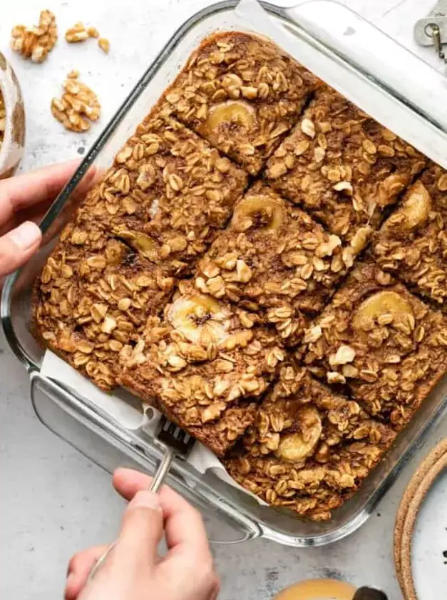 Banana Bread Baked Oatmeal