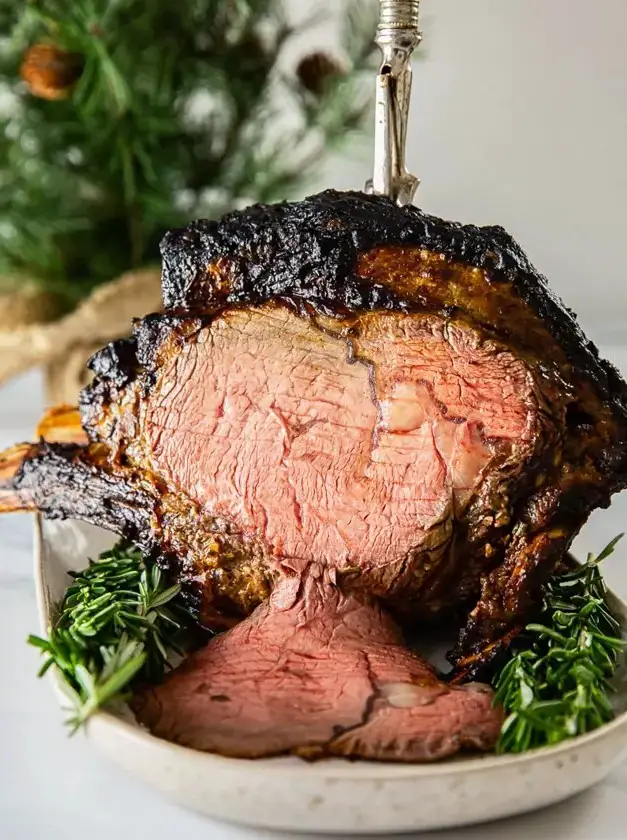 Honey Mustard-Crusted Prime Rib Roast