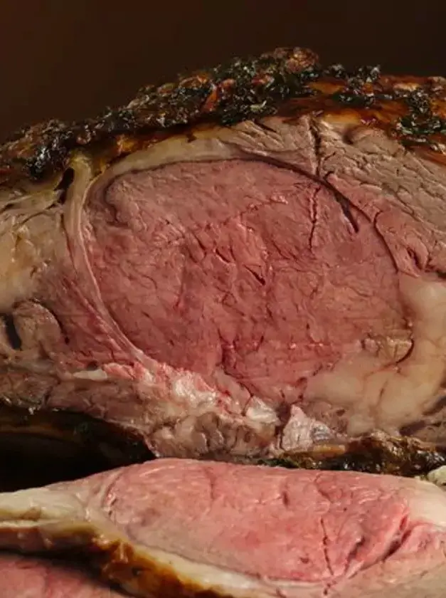 Herb and Garlic-Crusted Beef Rib Roast