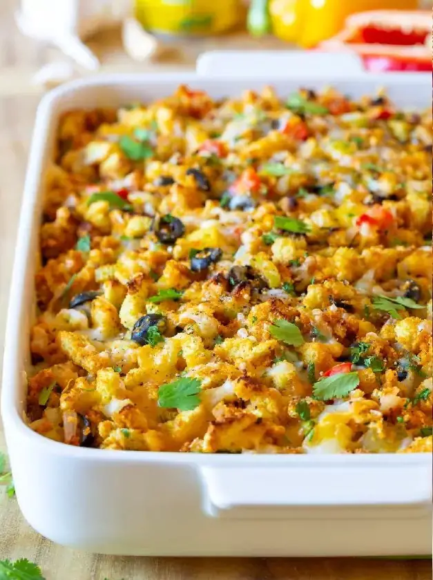 Mexican Thanksgiving Cornbread Stuffing